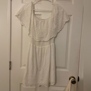 White Off the Shoulder Dress